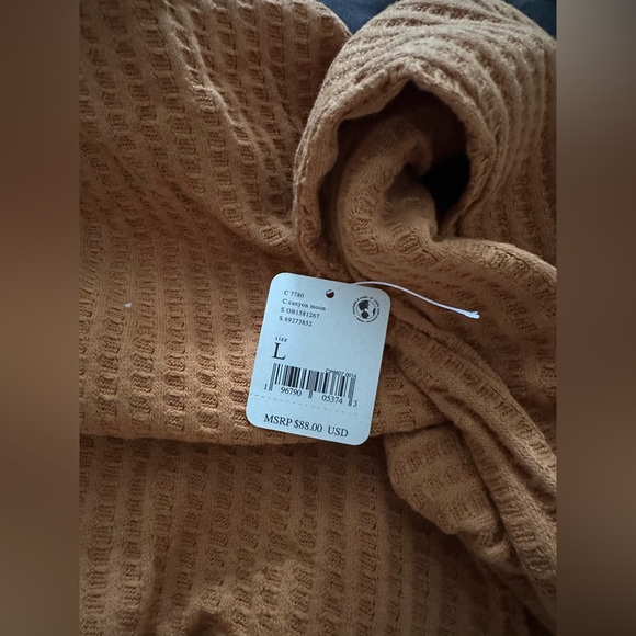 NWT Free People Juicy Long-Sleeve Tunic Top Canyon Moon Large - Picture 10 of 10